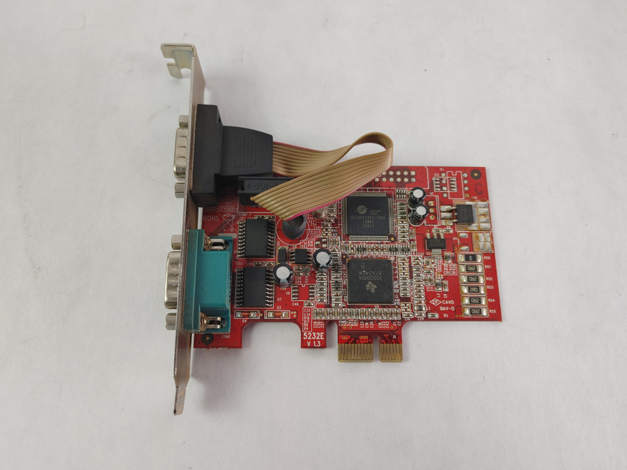 StarTech PEX2S950 2-Port PCI Express x1 RS232 Serial Adapter Card