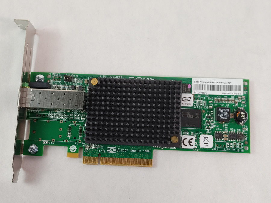 Lot of 2 IBM P002181-02B LPE12000 PCI Express x8 8GB Fibre Channel Host Bus