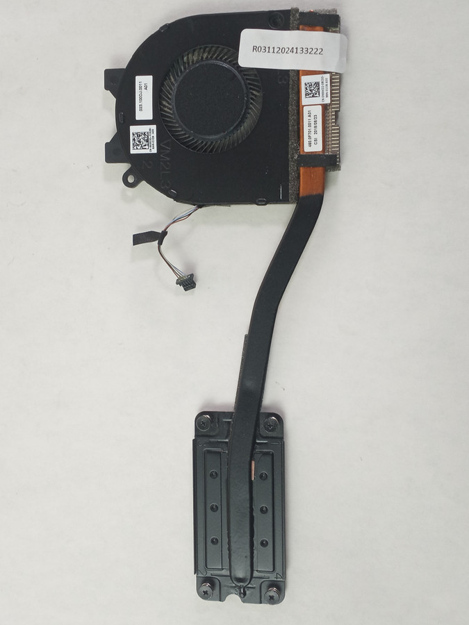 Lot of 2 Dell N9WD2 G0D3G Inspiron 5580 Copper 4-Pin BGA 1528 Laptop CPU Fan with Heatsink