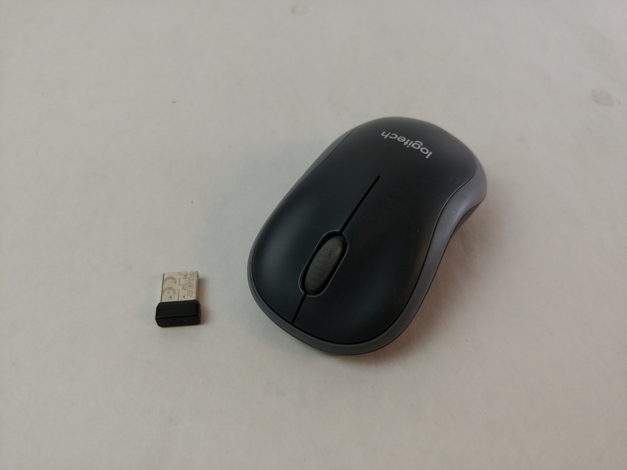 Logitech M185 Wireless USB 3 Button Standard Mouse Gray