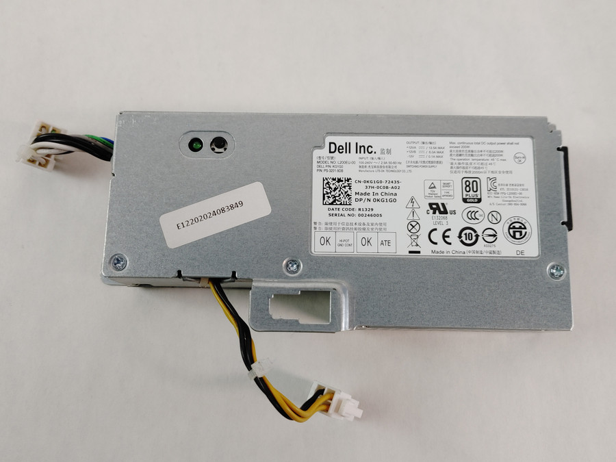 Lot of 20 Dell OptiPlex 9010 USFF 200W 8 Pin Desktop Power Supply KG1G0