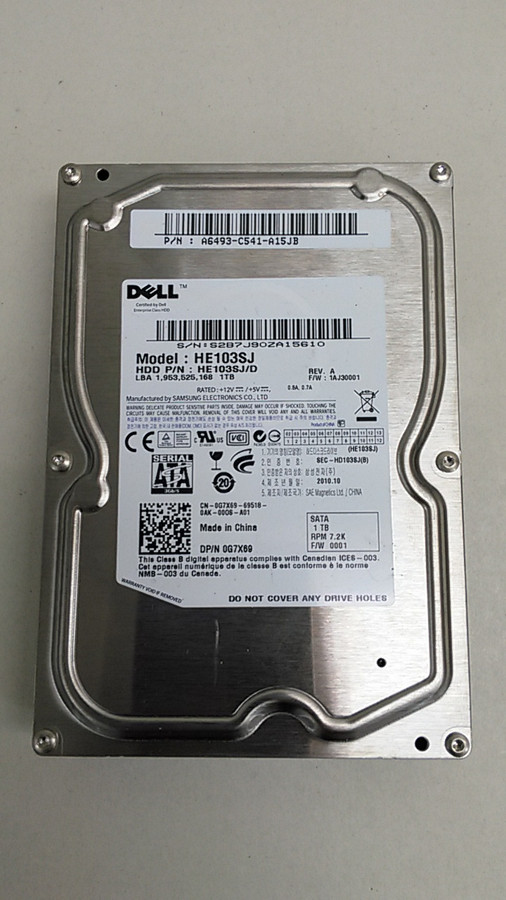 Samsung Dell HE103SJ 1 TB 3.5 in SATA II Enterprise Hard Drive