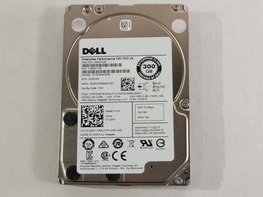 Seagate Dell ST300MM0008 300 GB SAS 3 2.5 in Enterprise Hard Drive