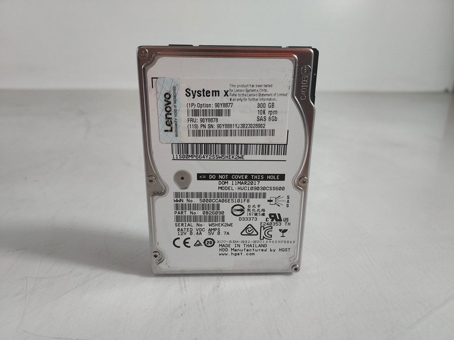 Hitachi Lenovo HUC109030CSS600 300 GB SAS 2 2.5 in Enterprise Drive