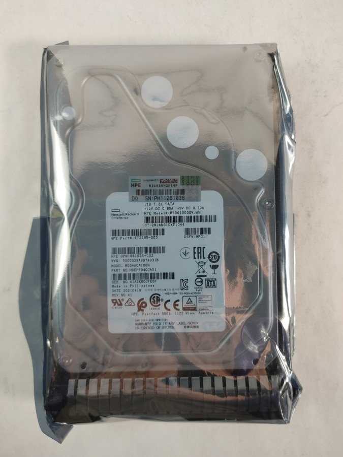 New Toshiba HP MG04ACA100N 1 TB SATA III 3.5 in Enterprise Drive