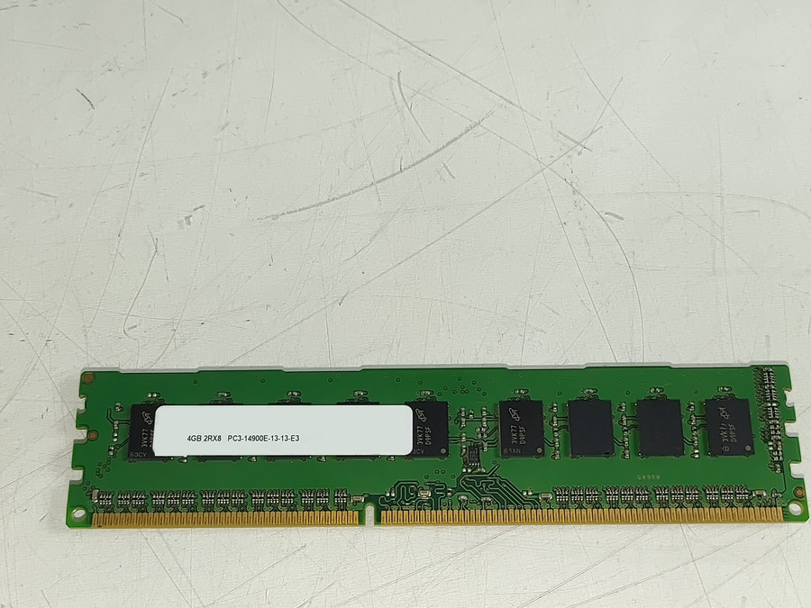 Major Brand 4 GB PC3-14900E DDR3-1866 1Rx8 DDR3 Server EEC RAM