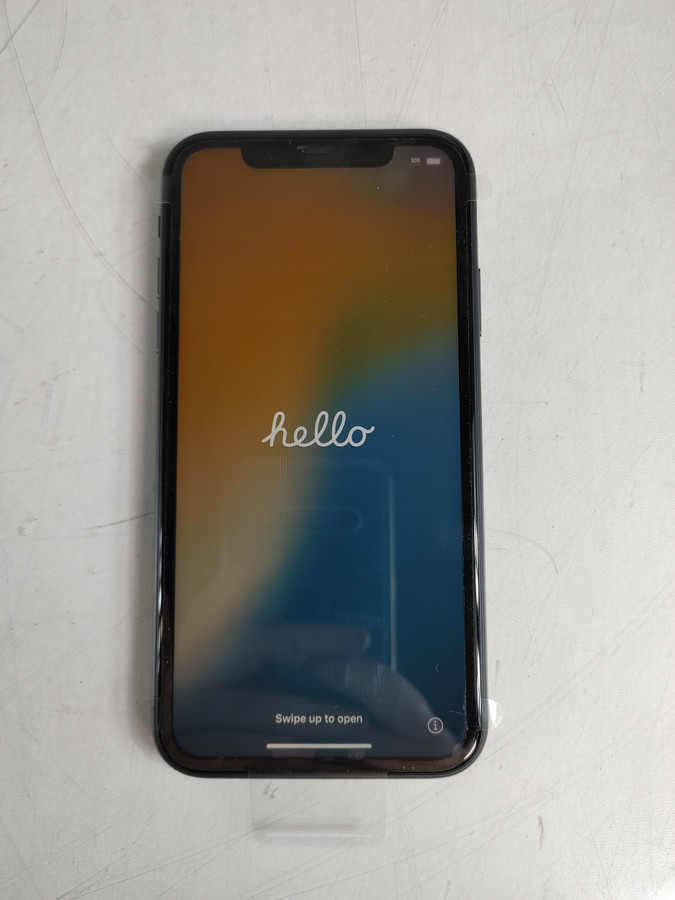 Apple iPhone 11 A2111 64 GB iOS 18.2.1 Black Locked to Cricket Smartphone