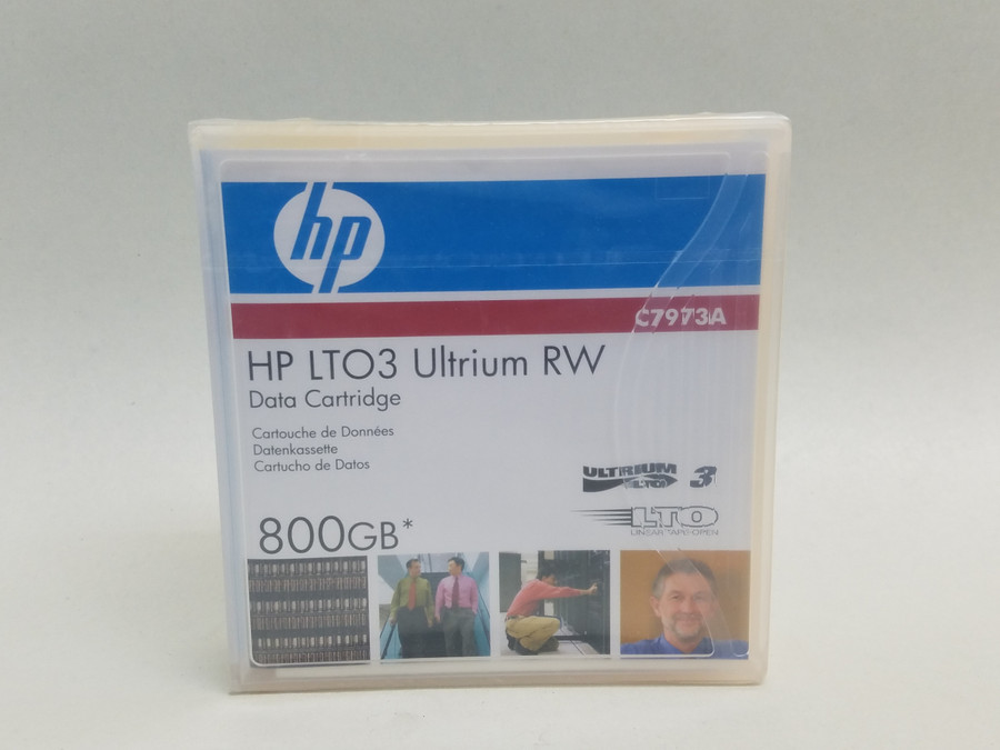 New HP C7973A LTO3 Ultrium 400GB / 800GB RW Data Cartridge