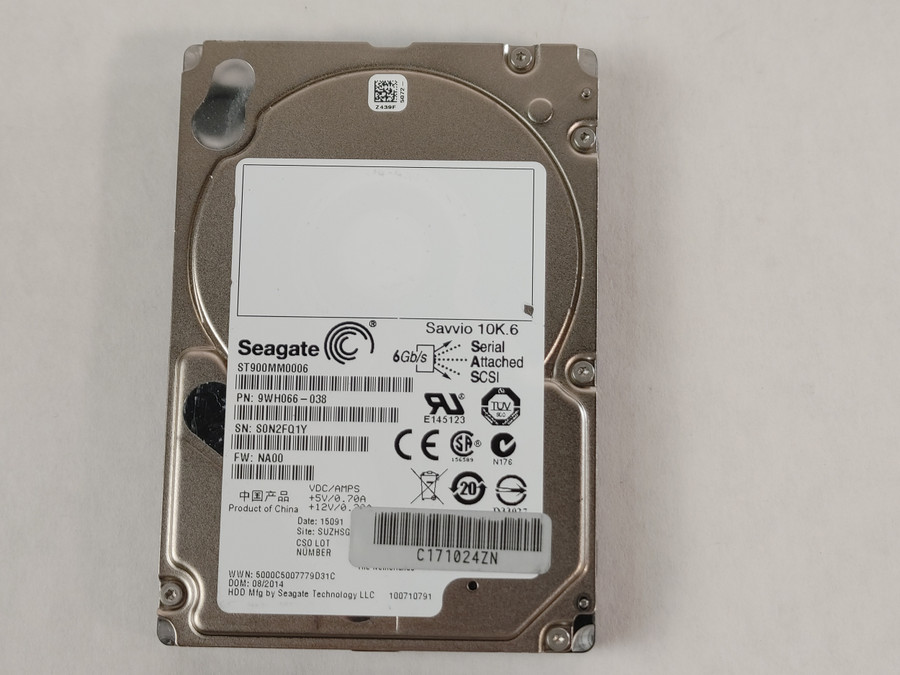 Lot of 50 Seagate ST900MM0006 900 GB SAS 2 2.5 in Enterprise Hard Drive
