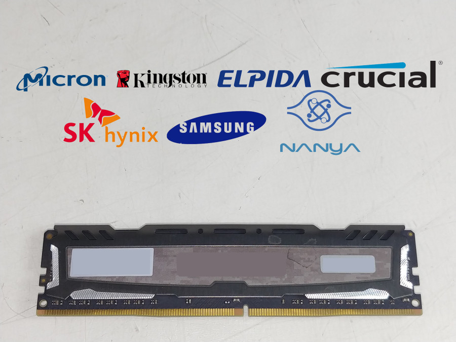 Major Brand 8 GB PC4-24000 (DDR4-3000) 1Rx8 DDR4 Desktop Shielded RAM