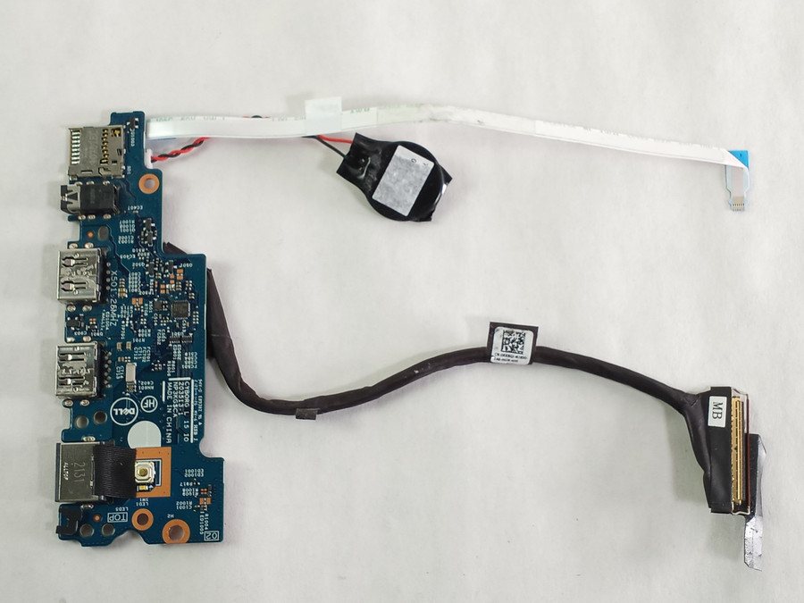 Lot of 2 Dell Latitude 3520 Power Button/USB/LAN/Audio Board w/ Cables NG0202