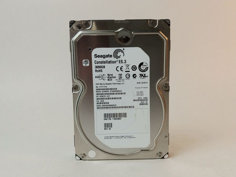 Seagate EMC CLAR3000 ST3000NM0023 3 TB 3.5 in SAS 2 Enterprise Drive