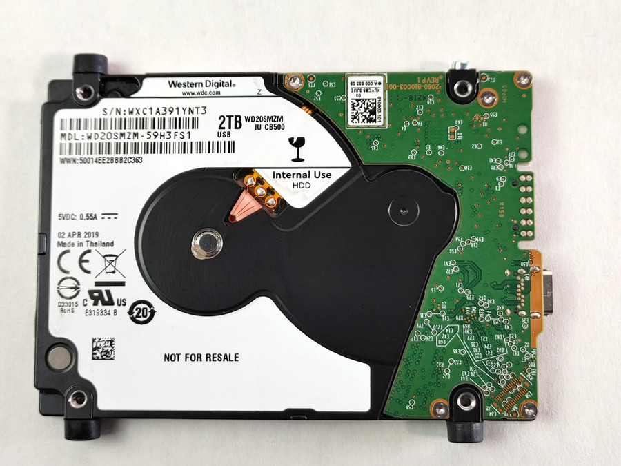Western Digital WD20SMZM 2 TB 2.5 in USB 3.0 External Hard Drive