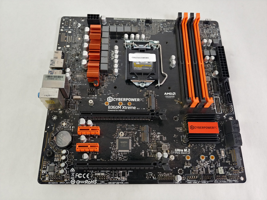 ASRock CyberPowerPC B360M Xtreme LGA 1151 DDR4 Desktop Motherboard