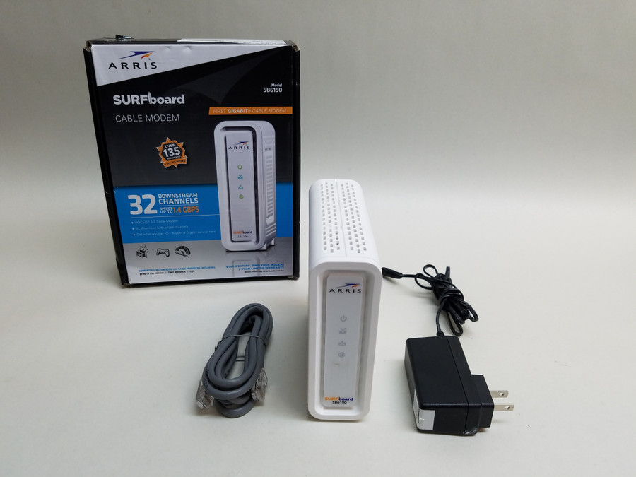 ARRIS SURFboard SB6190 Gigabit DOCSIS 3.0 Cable Modem