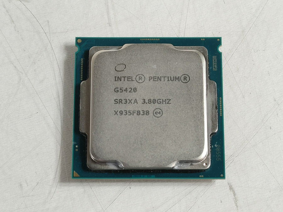 Lot of 5 Intel SR3XA Pentium Dual Core G5420 3.8 GHz LGA 1151 Desktop CPU