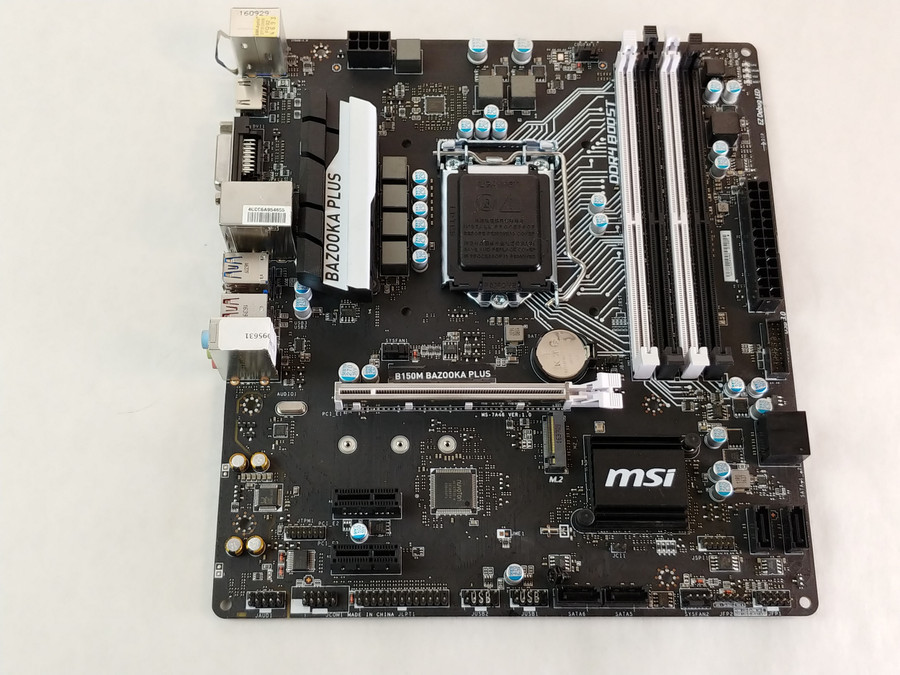 MSI  B150M BAZOOKA PLUS Intel LGA 1151 DDR4 SDRAM Desktop Motherboard w/ I/O