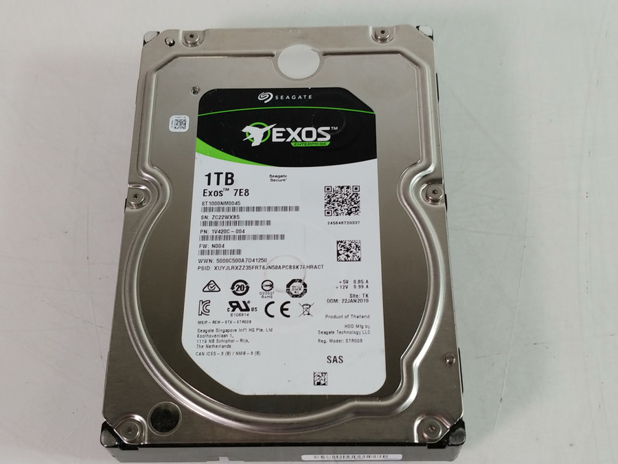 Lot of 20 Seagate  EXOS ST1000NM0045 1 TB SAS 3 3.5 in Enterprise Drive