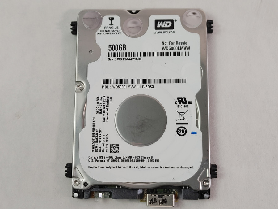 Western Digital  WD5000LMVW WD Blue 500GB 2.5" USB 3.0 External Hard Drive