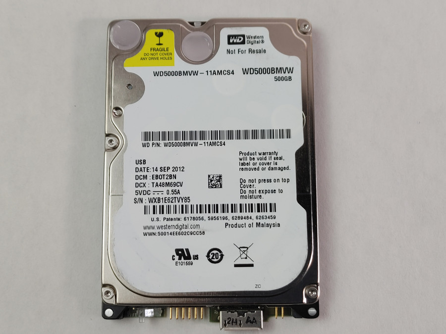 Western Digital  WD5000BMVW WD Blue 500GB 2.5" USB 3.0 External Hard Drive