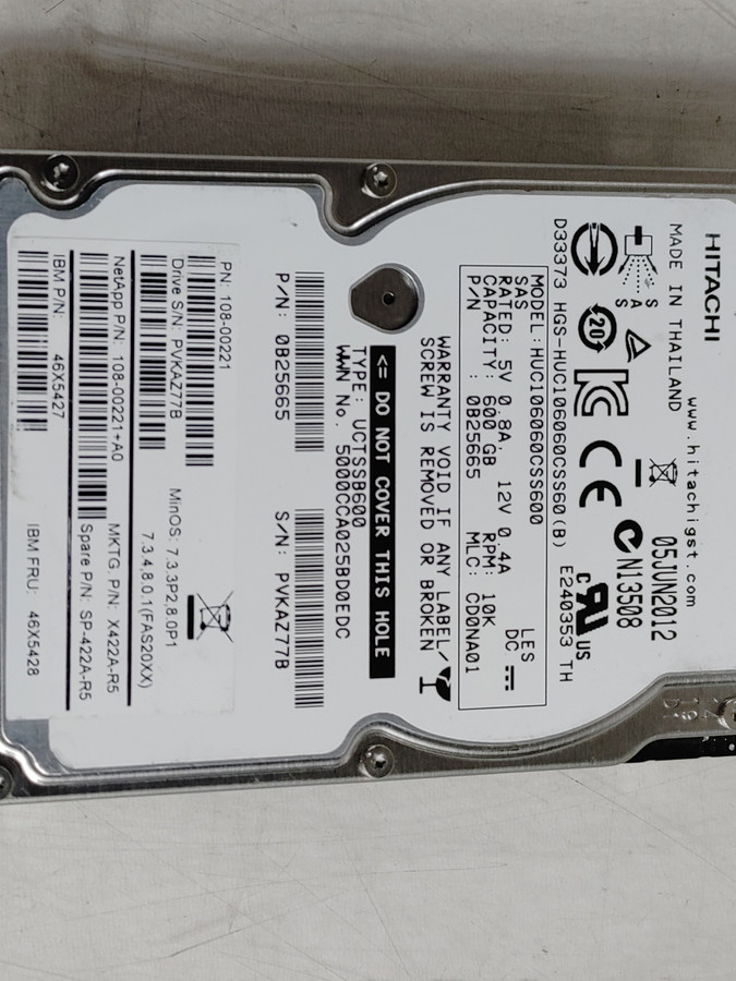 HGST NetApp HUC106060CSS600 600 GB SAS 2 2.5 in Enterprise Drive