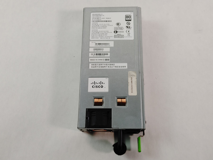 Lot of 2 Cisco 341-0631-01 1200 W 1U Server Power Supply For UCS C240 M4 / M5