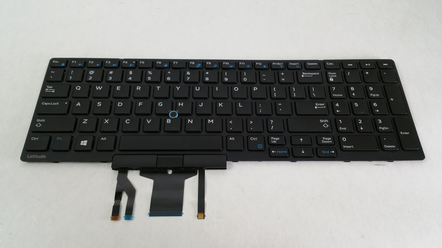 Lot of 5 Dell Latitude E5570 / Precision 17 7710 Backlit Laptop Keyboard 383D7