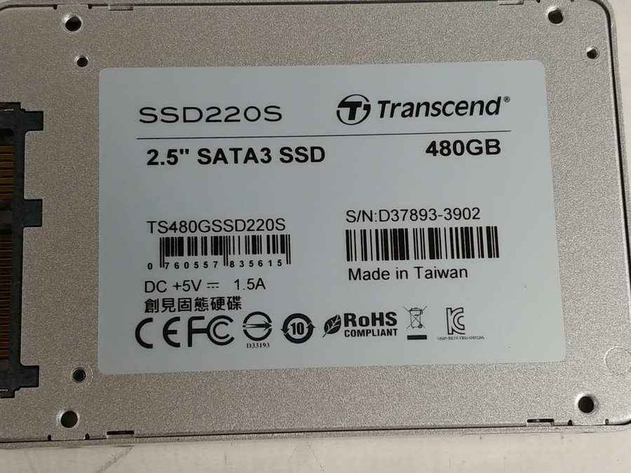 Transcend SSD220S TS480GSSD220S 480 GB SATA III 2.5 in Solid State Drive