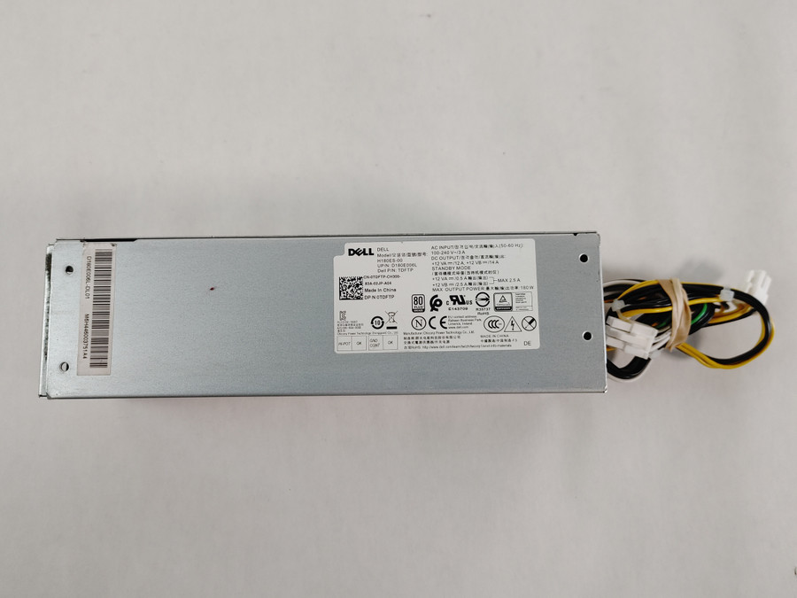 Lot of 10 Dell OptiPlex 7050 SFF 6 Pin 180W Desktop Power Supply TDFTP