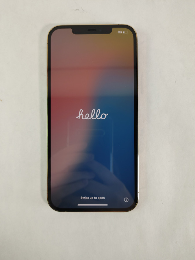 Apple iPhone 12 Pro Max A2342 256 GB iOS 18.4.1 Gold AT&T Only ( Wi-Fi + 5G )