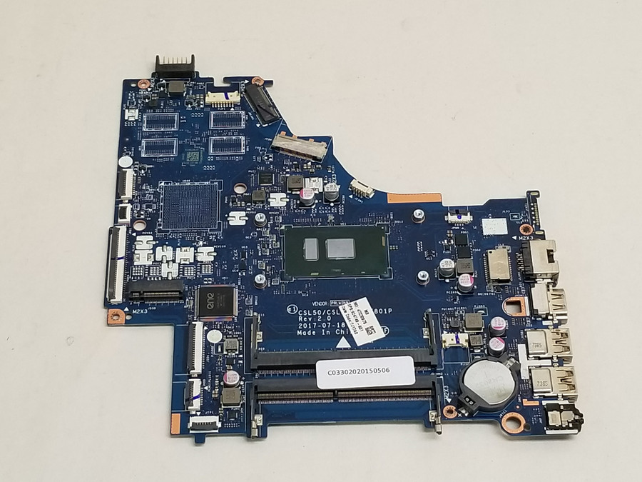Lot of 2 HP 15-bs013dx 924749-601 Intel 2.4 GHz  Core i3-7100U DDR4 Motherboard