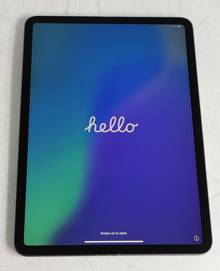 Apple iPad Pro 11 (1st Gen) A1980 256 GB iOS 18.4.1 Space Gray Tablet For Parts