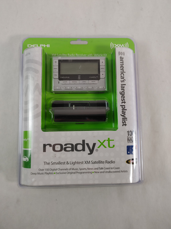 New Delphi roady xt Satellite Radio Receiver w/ Vehicle Kit