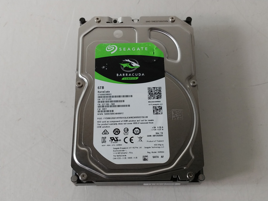 Seagate  Barracuda ST6000DM003 6 TB SATA III 3.5 in  Drive