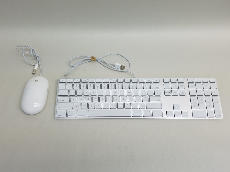 Apple Wired Desktop Keyboard and Mouse Combo - A1243 / A1152
