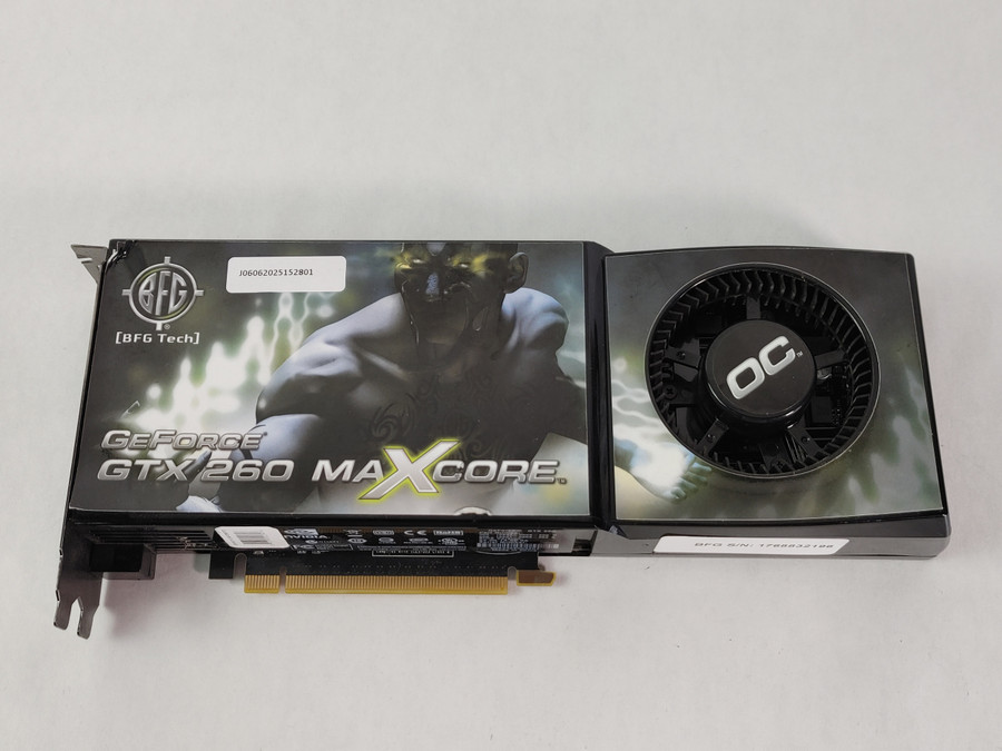 BFG NVIDIA Geforce GTX 260 Maxcore OC 896 MB GDDR3 PCI Express 2.0 x16 Video Card