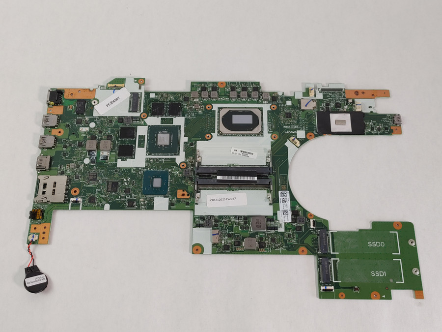 Lenovo ThinkPad P15v Gen 1 Core i7-10750H 2.60 GHz DDR4 Motherboard 5B20Z48043