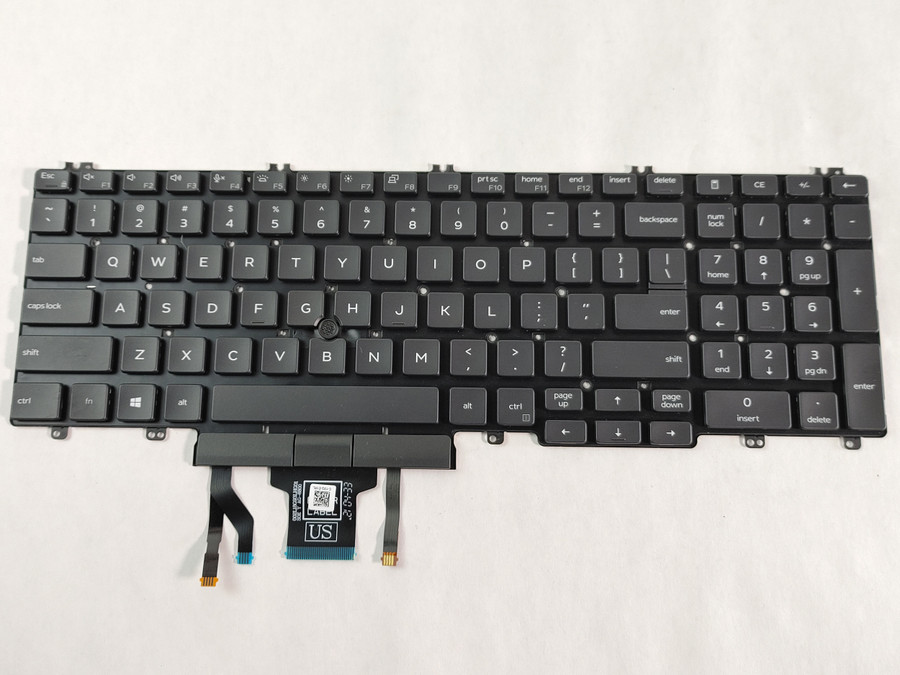 Lot of 2 Dell Precision 3551 Backlit Laptop Keyboard THDMY