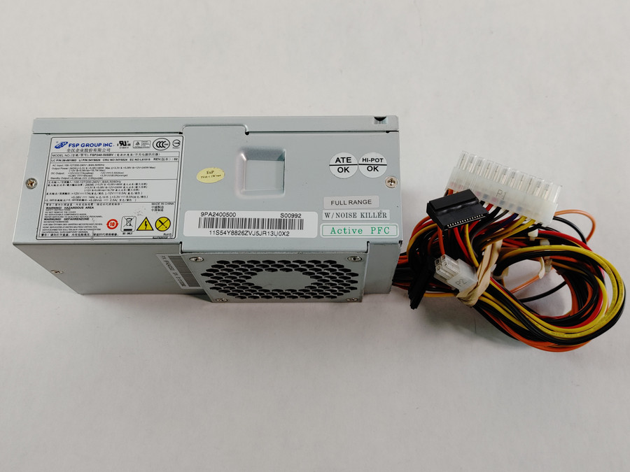 Lot of 5 FSP FSP240-50SBV 240W 24 Pin Power Supply for Thinkcentre M91P