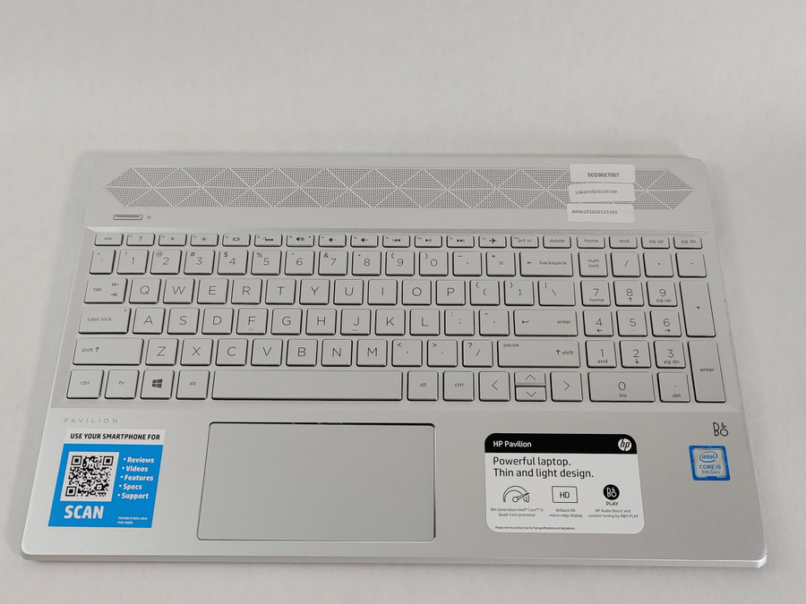 HP Pavilion 15T-CS300 Palmrest Touchpad Assembly L24752-001