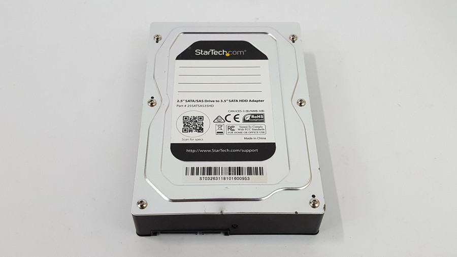 StarTech 25SATSAS35HD 2.5 to 3.5 SATA / SAS Hard Drive Adapter