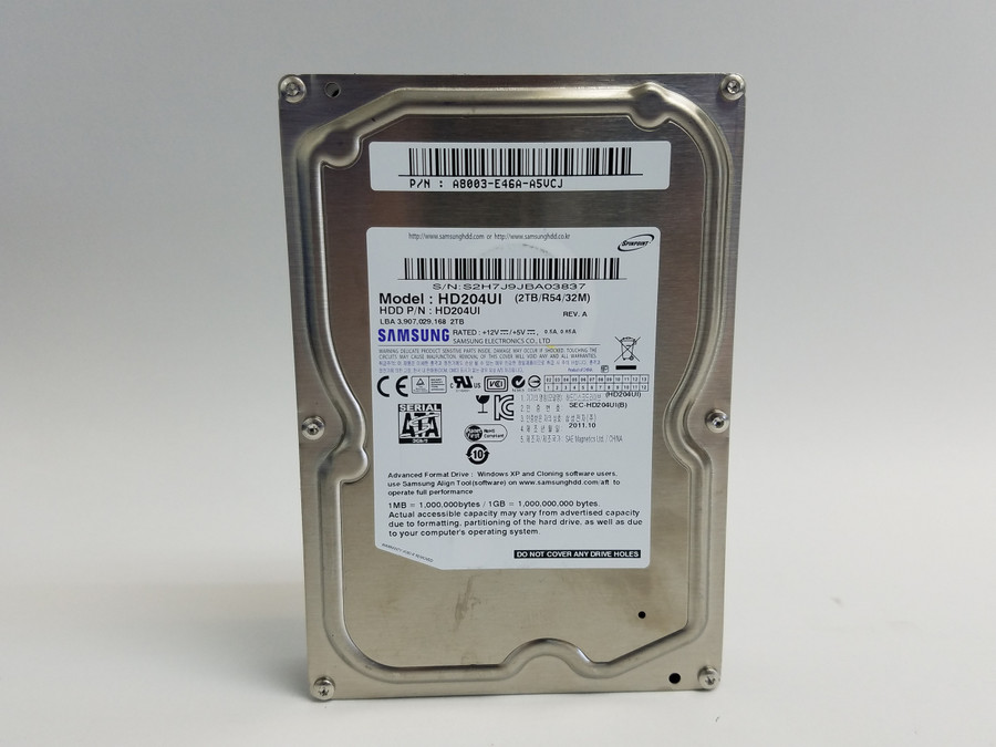 Samsung HD204UI SpinPoint F4EG 2 TB 3.5" SATA II Desktop Hard Drive