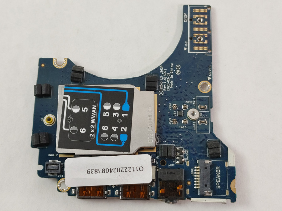 Lot of 5 Dell Latitude 7410 2-in-1 Right-side Audio/USB/Power Button Board WDKDT