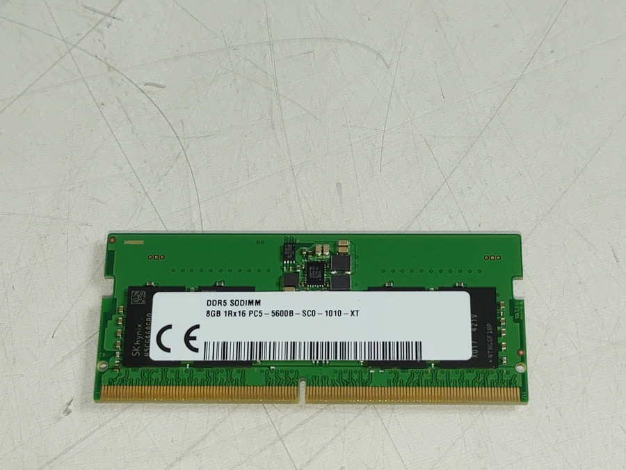 Lot of 5 Major Brand 8 GB PC5-44800 (DDR5-5600) 1Rx16 DDR5 SO-DIMM RAM