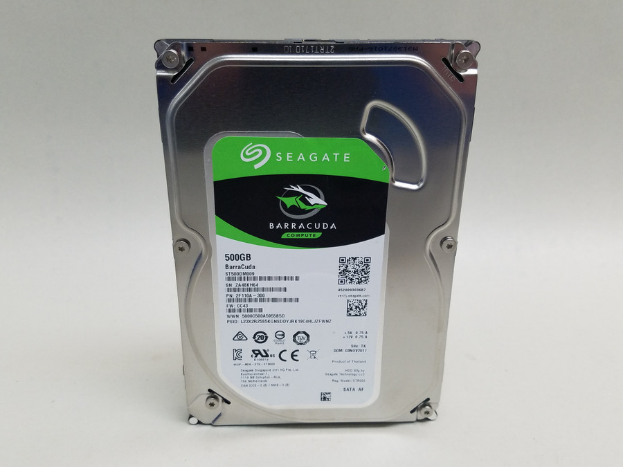 Lot of 50 Seagate ST500DM009 BarraCuda 500 GB 3.5" SATA III Desktop Hard Drive