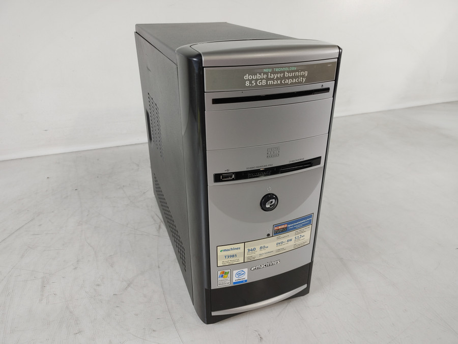 Vintage eMachine T3985 Intel Celeron 2.93 GHz 1 GB DDR Desktop