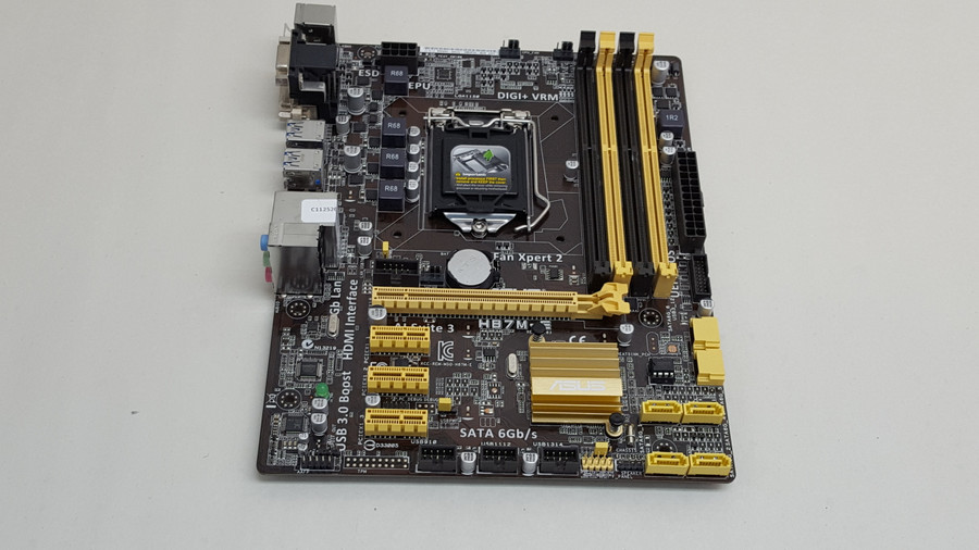 Asus  H87M-E  LGA 1150 DDR3 SDRAM Desktop Motherboard w/ I/O shield