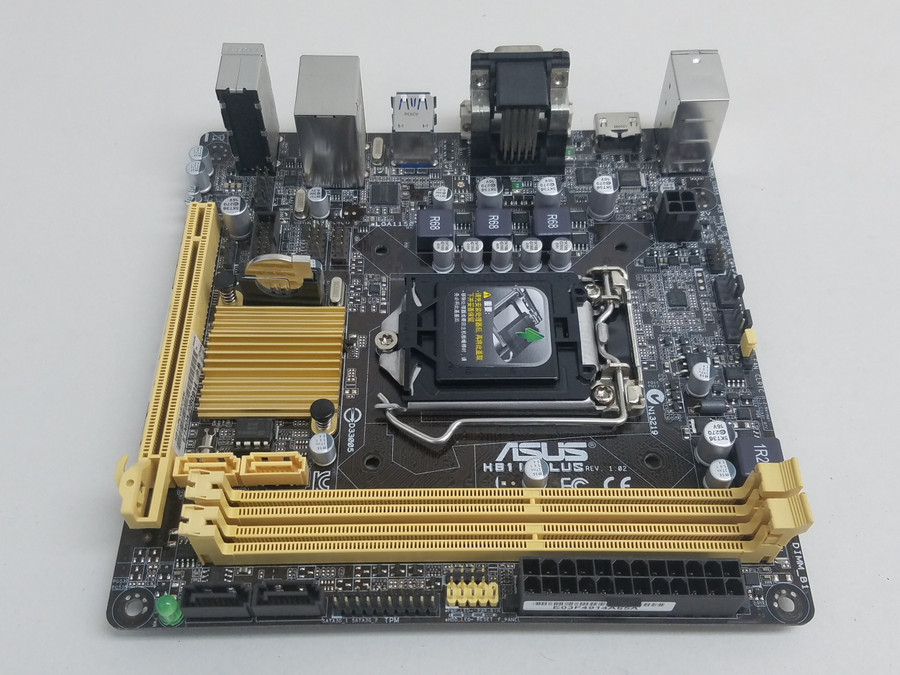 Asus H81I-PLUS LGA 1150 DDR3 SDRAM Desktop Motherboard w/ I/O shield