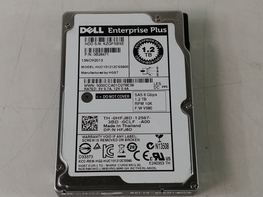 HGST DELLEP, Dell Enterprise Plus HUC101212CSS600 1.2 TB SAS 2 2.5 in Enterprise Drive