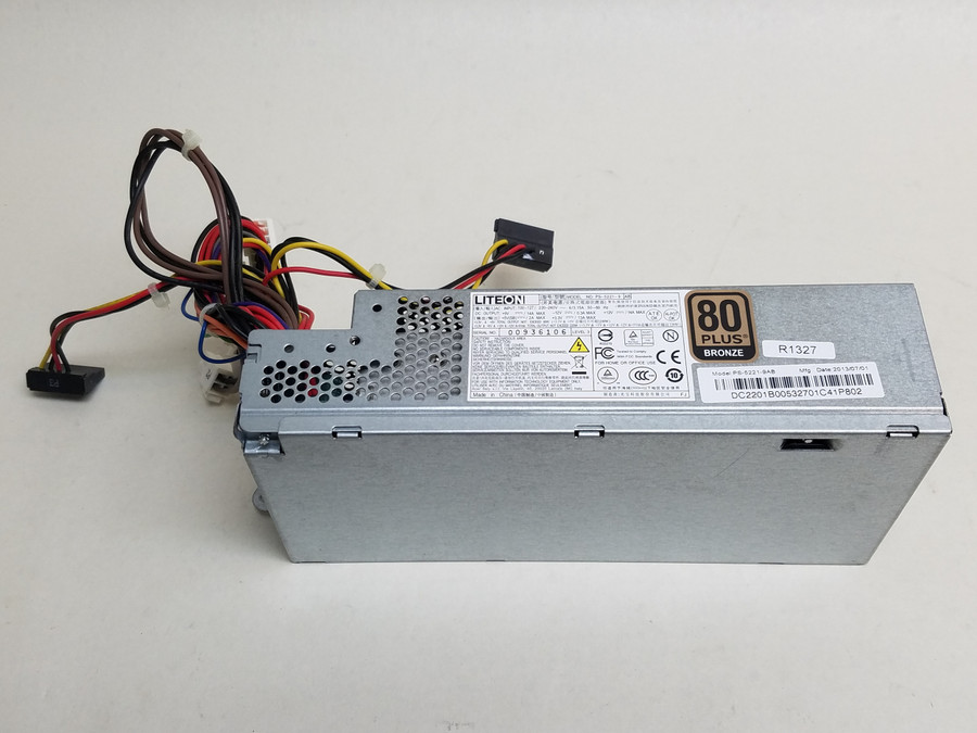 Lot of 2 Liteon PS-5221-9 220W 20+4-Pin SFF Desktop Power Supply